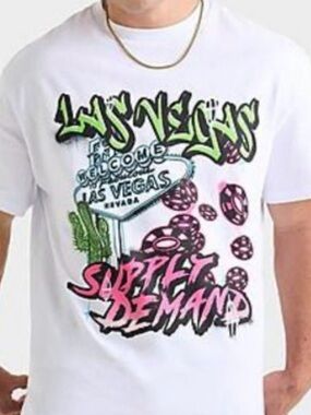 Supply & Demand Men's Las Vegas Graphic T-Shirt